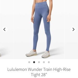 Lululemon Wunder Train High-Rise Tight 28" Legging